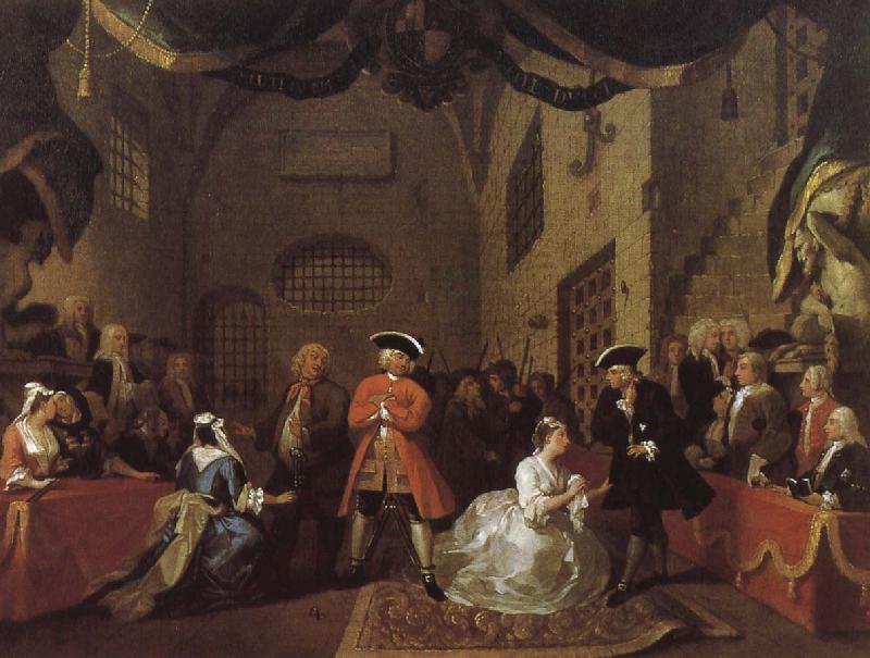 William Hogarth Beggar s opera Germany oil painting art